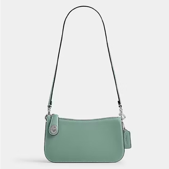 Coach Green Shoulder Bag - Picture 1 of 7